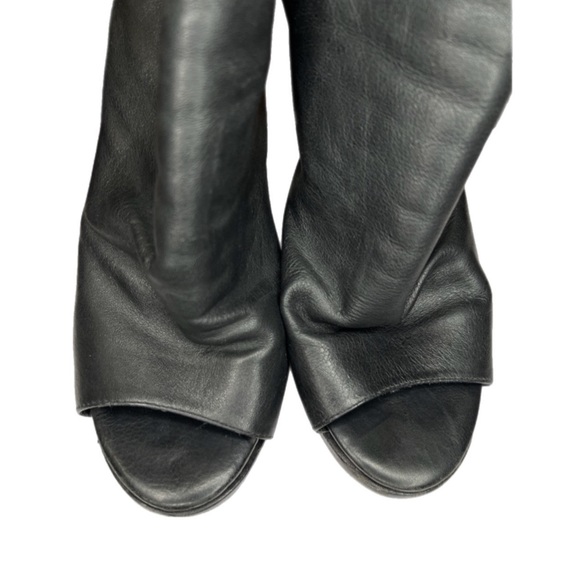 A7EIJE Selma Open-toe Leather Heeled Mules 8.5W - Picture 4 of 9